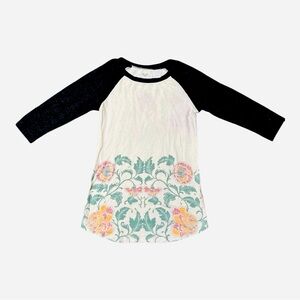 Roxy Floral Baseball Tee